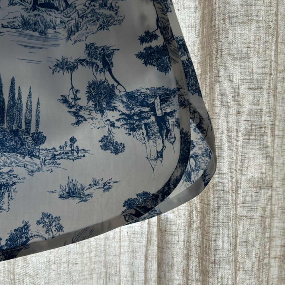 Brand new Eliza Faulkner Bailey Shorts Blue Toile De Jouy - Picture 4 of 7
